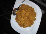 Porriage beans with sweet potatoes