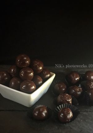 Foto resep Chocolate truffles with cake batter