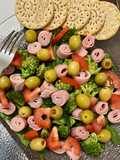 Ensalada de jamón de pavo
