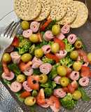 Ensalada de jamón de pavo