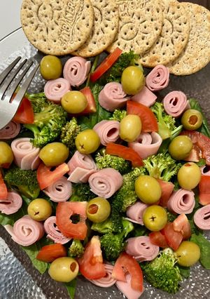 Una foto de Ensalada de jamón de pavo
