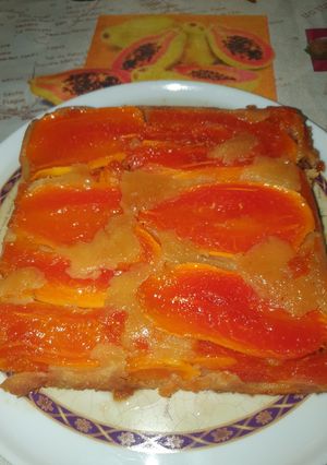 Foto de Bolo de mamão caramelizado