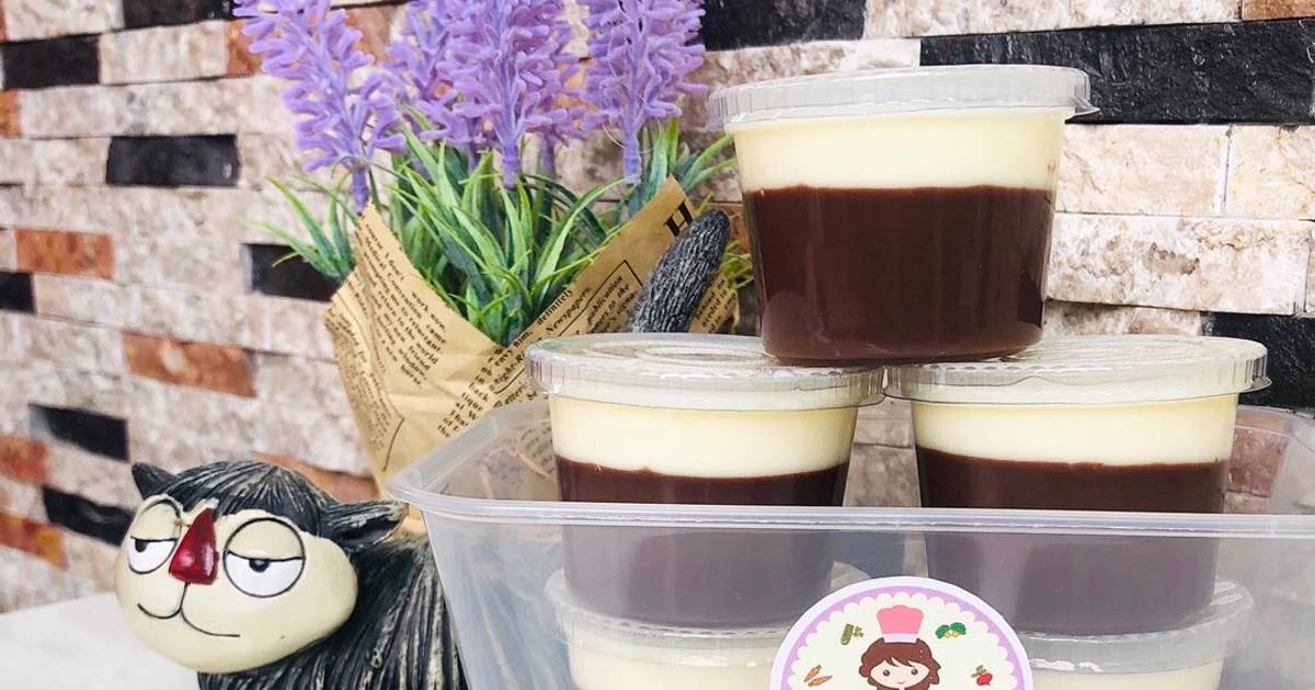 Resep Pudding Coklat vla Vanilla oleh Dapur Arieni IG mrs_arieni
