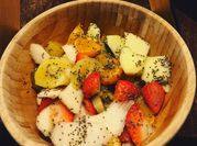 Una foto de ensalada con chia