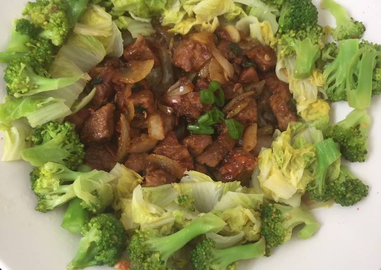 Resep Beef Brokoli pedas manis Adhira yang Bisa Manjain Lidah