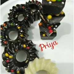 A picture of Homemade Nuts Chocolates.