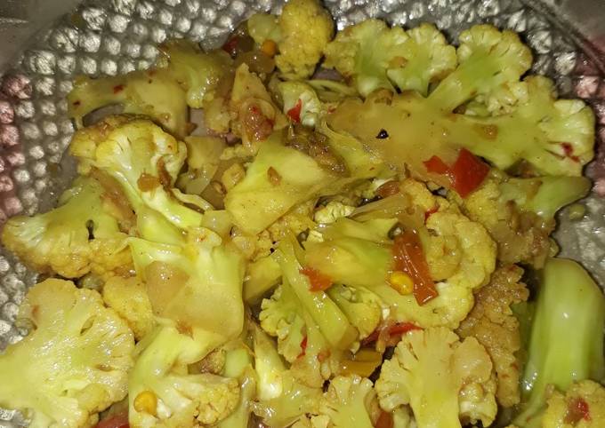 Bagaimana Menyiapkan Tumis bunga kol #PekanInspirasi Anti Gagal