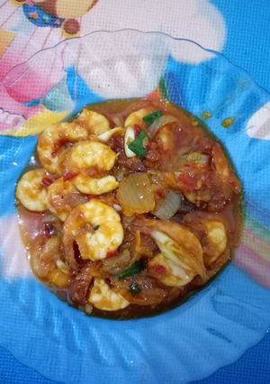 Foto resep Udang saus padang
