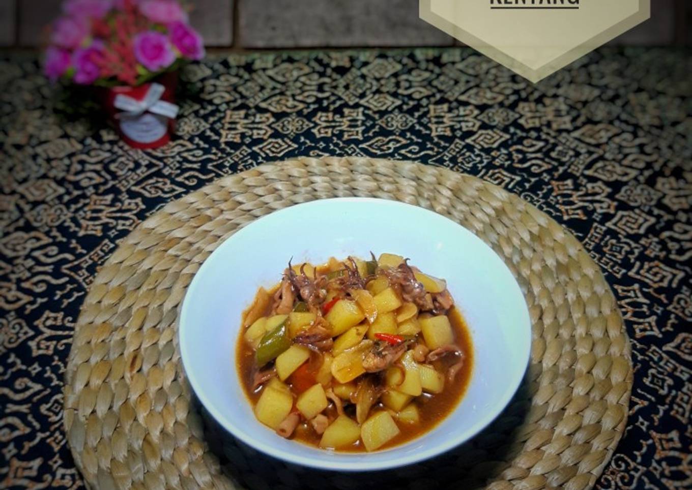 Masak Kecap Cumi Kentang