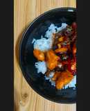 Γρήγορο γλυκόξινο κοτόπουλο με σόγια & λαχανικά ✨ για σκέτο ρύζι ✨