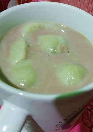 Foto resep Chocolate milk with green tea ice