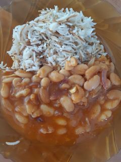 Weiße Bohnen in Tomatensoße Rezepthauptbild