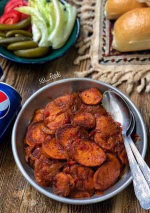 عکسی از دستور سوسیس بندری