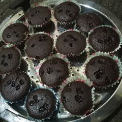 Chocolate cupcakes A picture of Chocolate cupcakes.