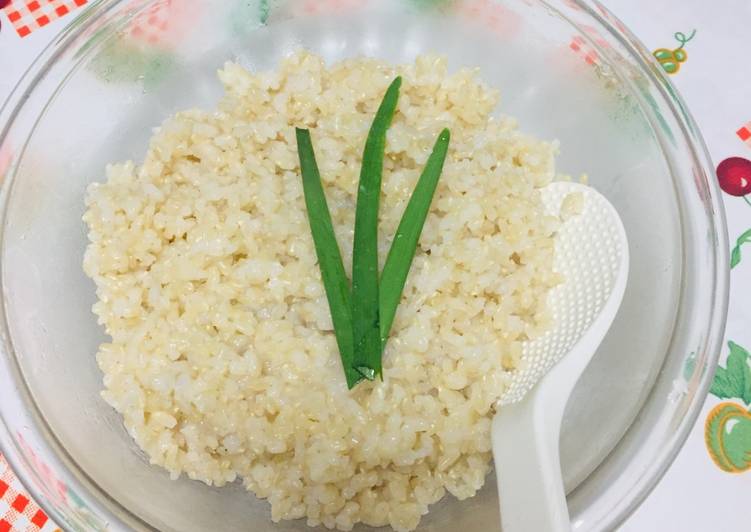 Arroz integral en olla arrocera! Receta de yenit julia Arroz integral en olla arrocera