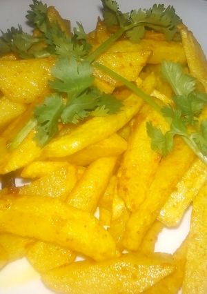 A picture of Homemade fries.
