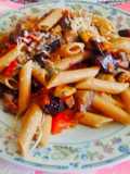 Fideos canuto con verduras