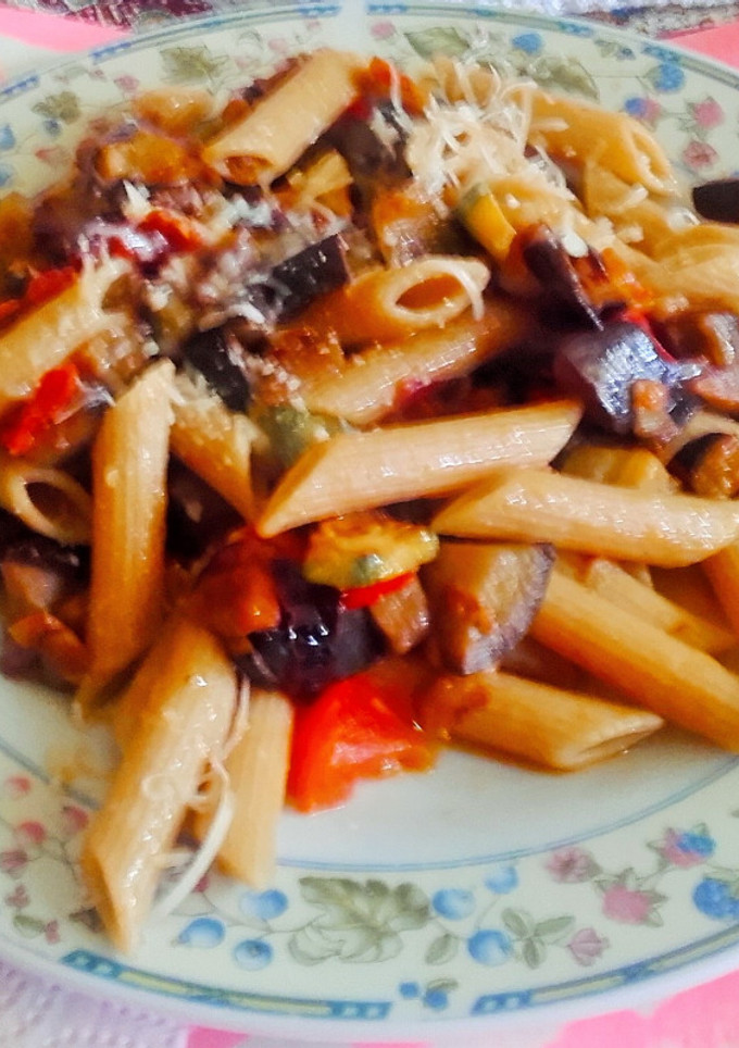 Una foto de Fideos canuto con verduras