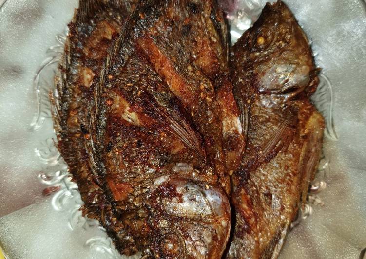 Resep masakan Ikan Mujair Goreng kering | Cara Membuat Ikan Mujair Goreng kering Yang Paling Enak