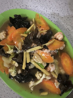 Foto resep 8. Udang cah Jamur #seninsemangat #bikinramadhanberkesan