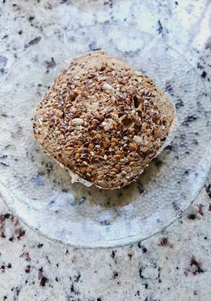 Una foto de Pan liviano salado de avena y trigo sarraceno
