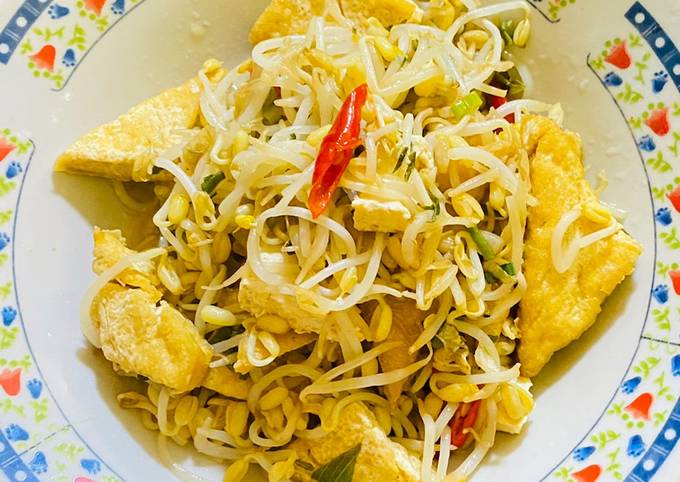 64. Taoge Tahu Tumis foto resep utama