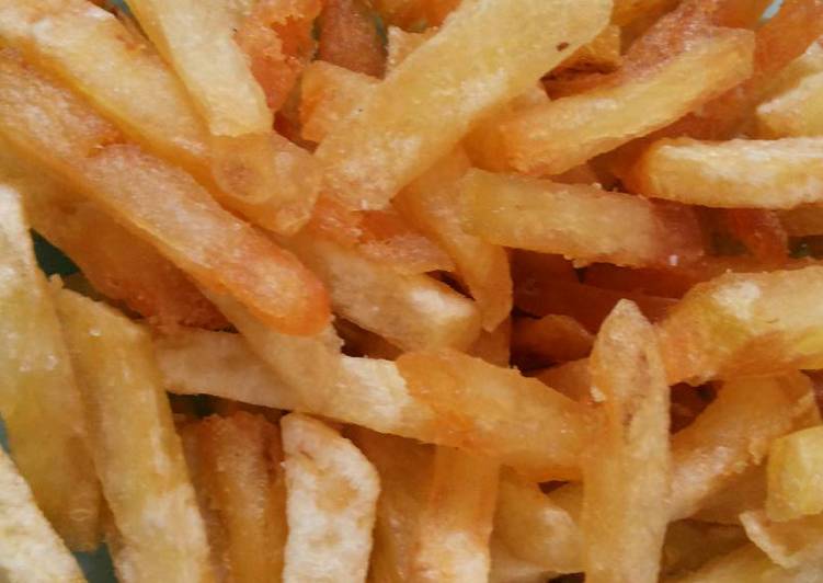 Bagaimana Membuat French Fries ala McD 2 bahan, Enak Banget