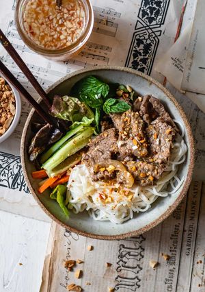 Una foto de Bún Bò Xào