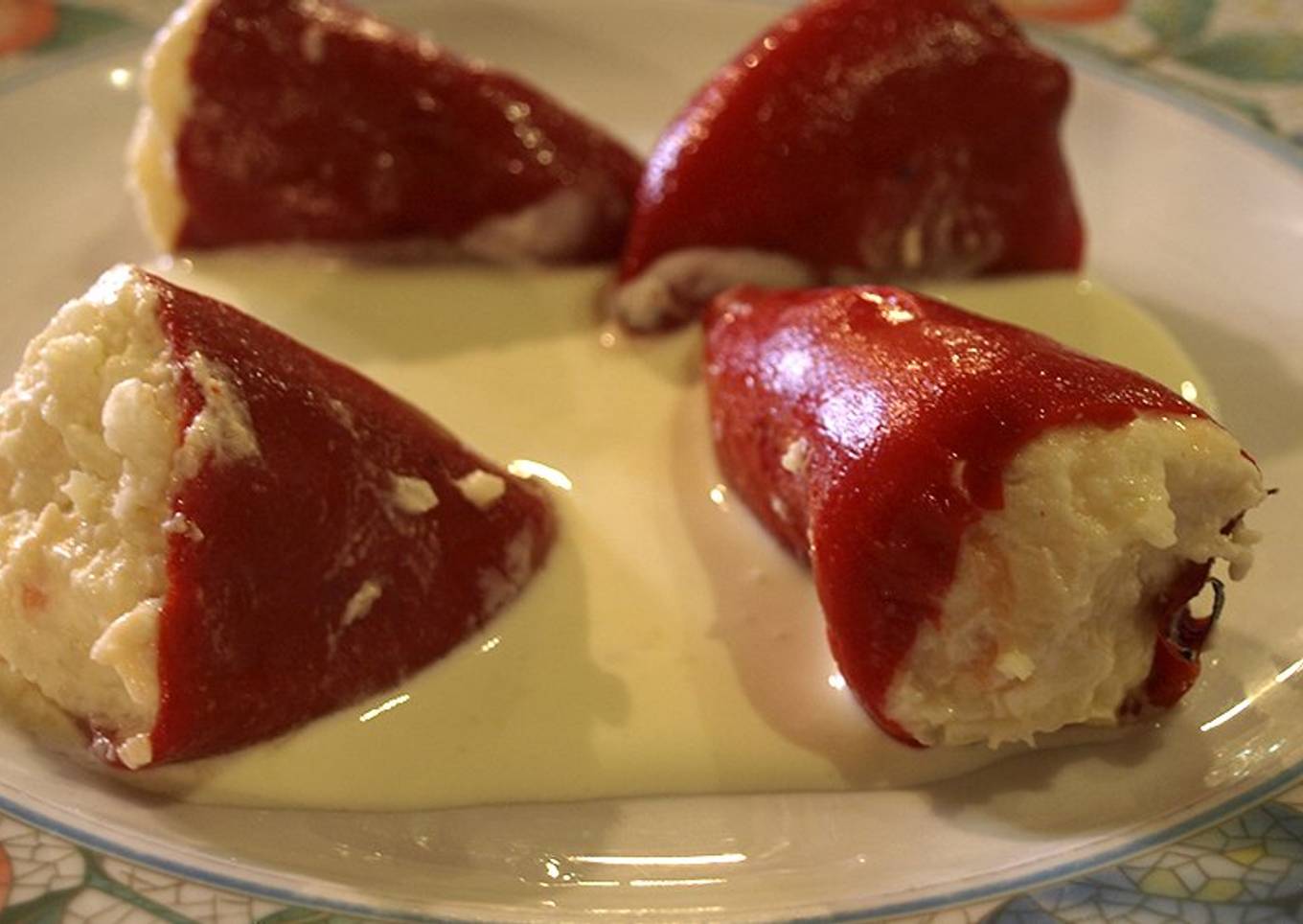 Pimientos rellenos de ensaladilla