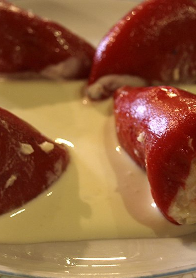 Una foto de Pimientos rellenos de ensaladilla