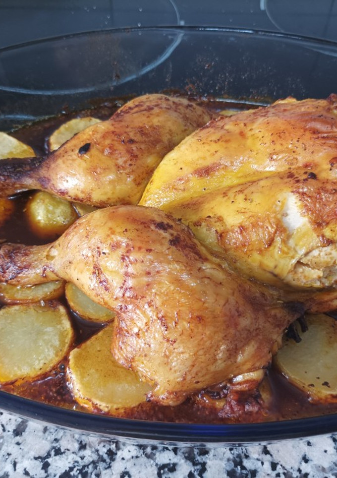 Una foto de Pollo mariposa
