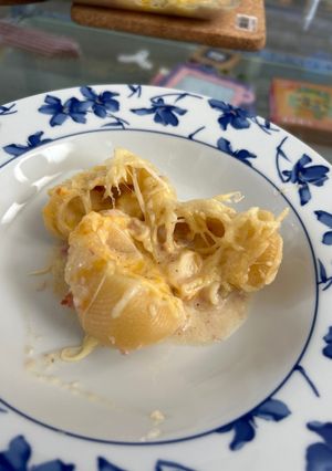 Una foto de Lumaconi con carbonara