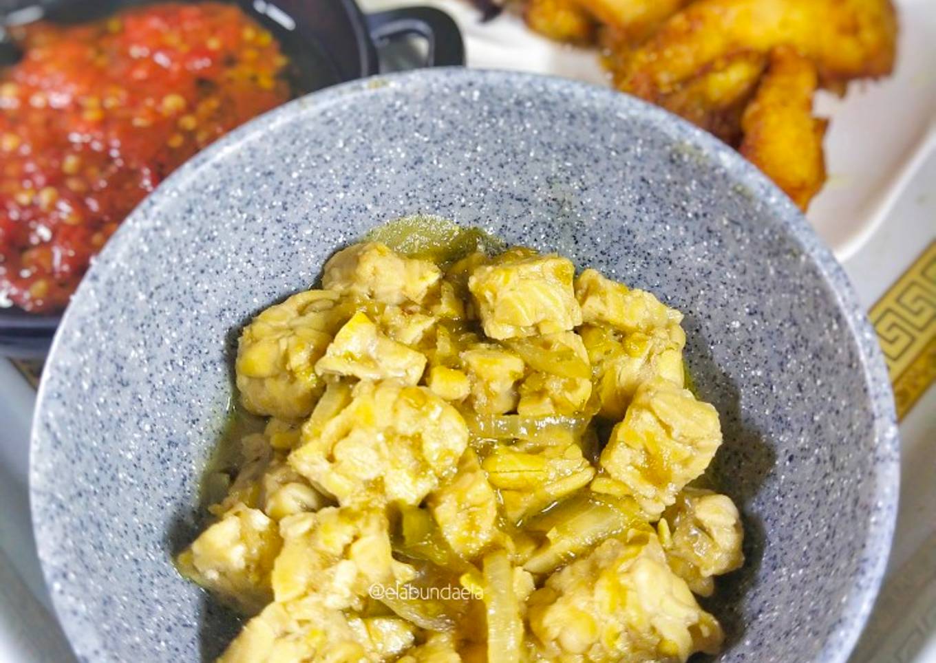 Tumis Tempe Cabe Hijau