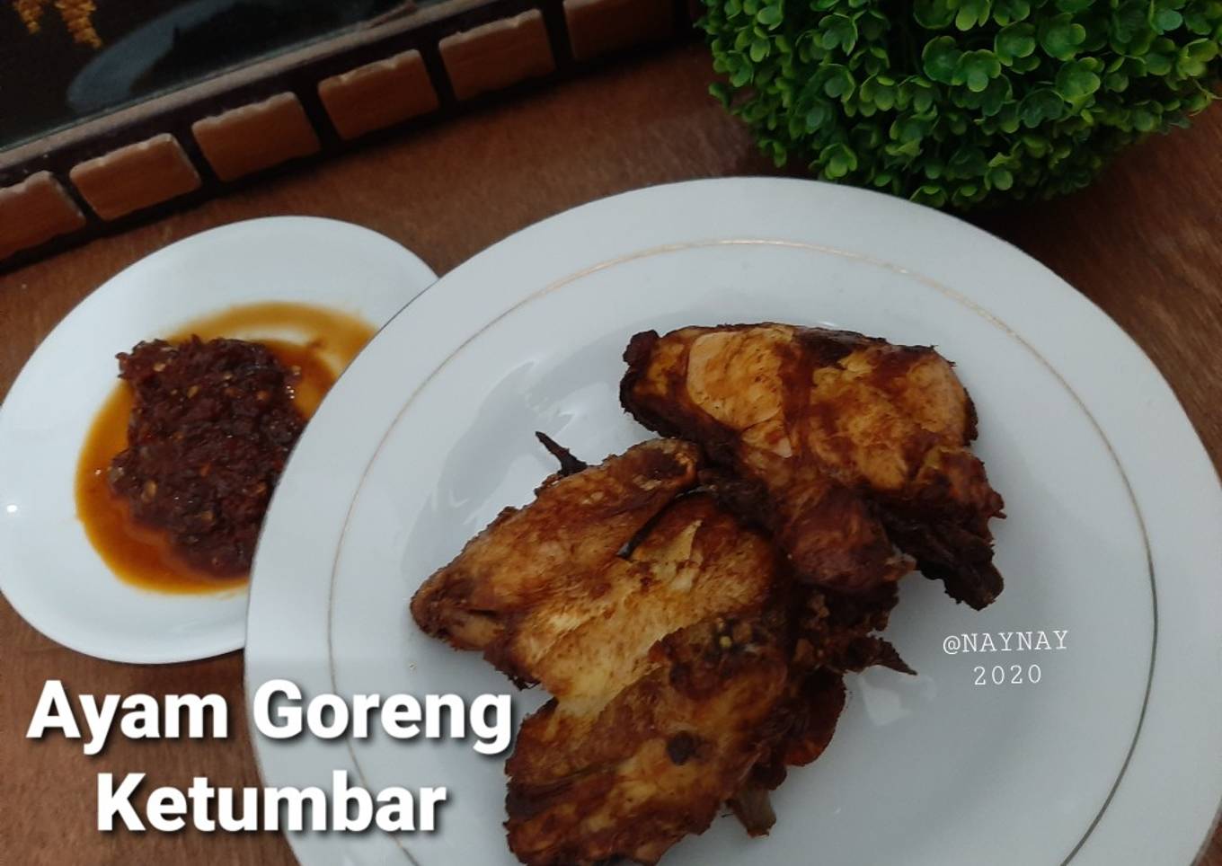 Ayam Goreng Ketumbar (ayam ungkep bumbu ketumbar)