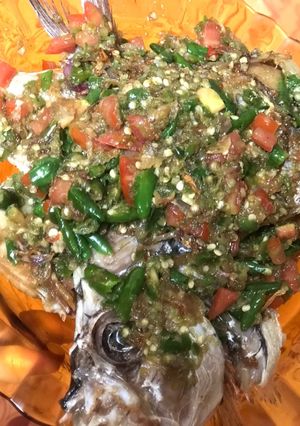 Foto resep Ikan rambe sambel pecak melotot