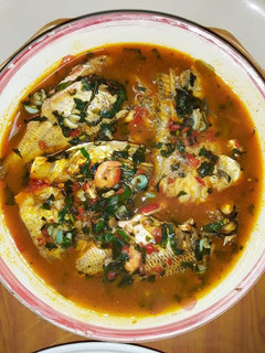 A picture of Fresh fish soup.