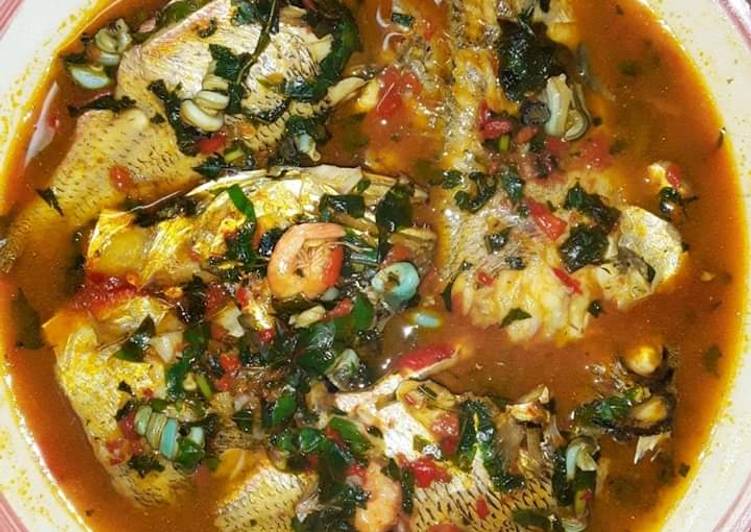 Fresh fish soup