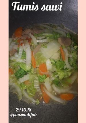 Foto resep Tumis sawi