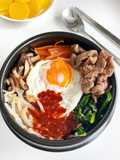 Bibimbap 비빔밥 — Korean Mixed Rice with Meat and Vegetable