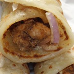 Paratha roll A picture of Paratha roll.