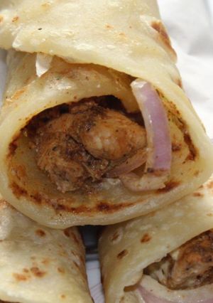 A picture of Paratha roll.