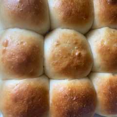 A picture of Homemade eggless buns.