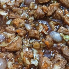 A picture of Soya chilli.