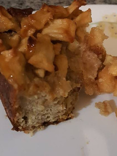 A picture of Apple bread pudding.