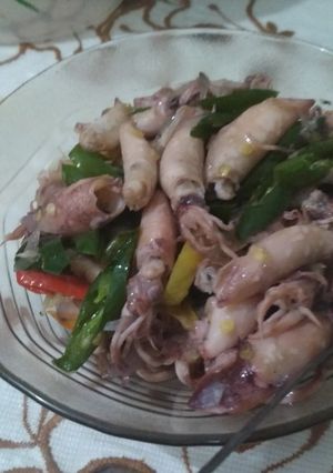 Foto resep Cumi cabe ijo