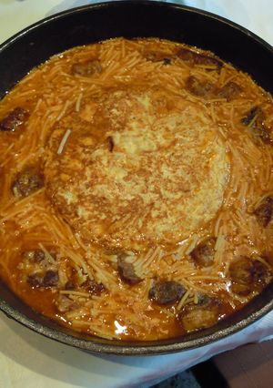 Una foto de Fideos riteta