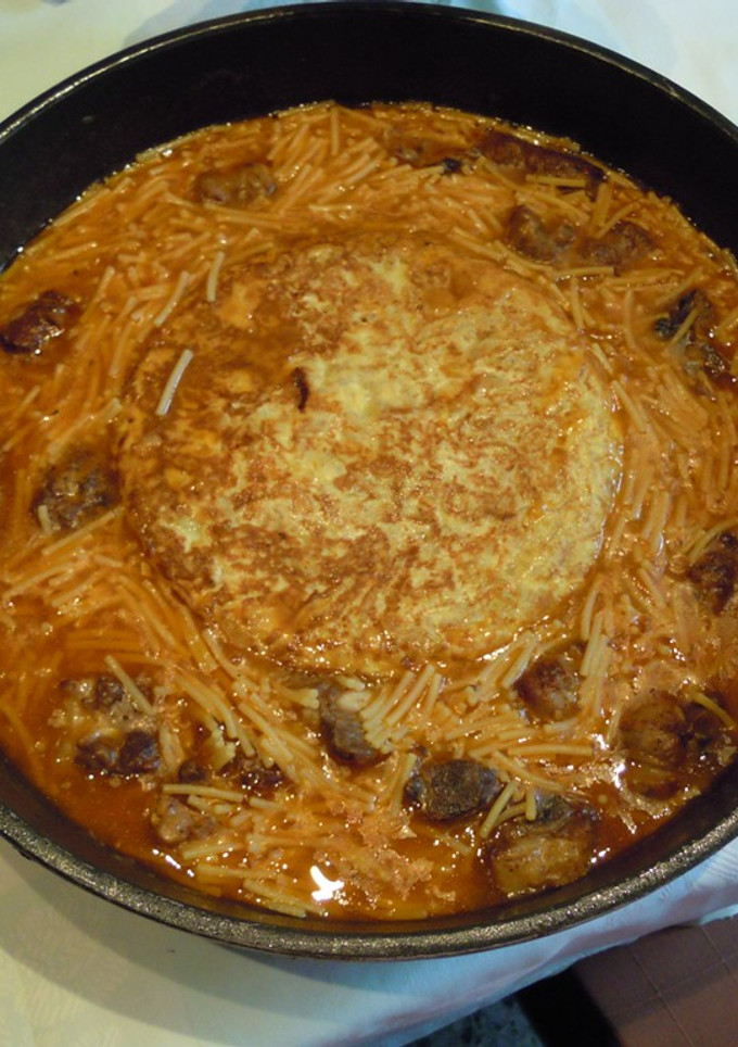 Una foto de Fideos riteta