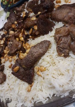 صورة لوصفة كبسة اللحمة