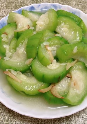 薑絲絲瓜 的食譜成品照片