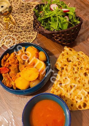 عکسی از دستور آبگوشت جوجه محلی
